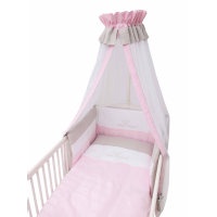 Voodipesukomplekt lastele Fillikid Princess, 135 cm x 100 cm, roosa