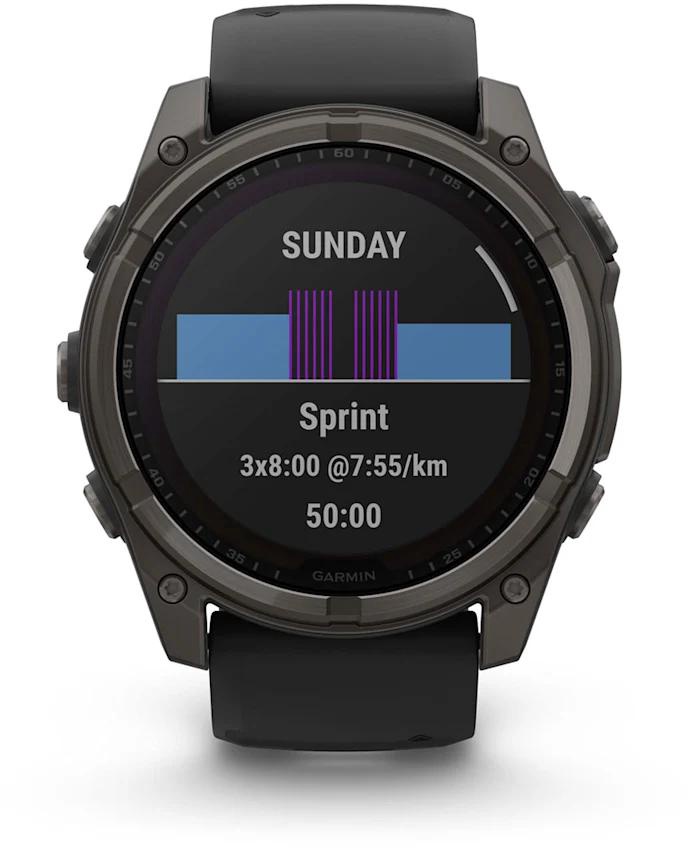 Nutikell Garmin Fenix 8 51mm Solar Sapphire 010-02907-11, must