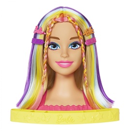 Frizētavas komplekts Barbie Deluxe Styling Head HMD78, daudzkrāsaina