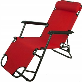 Saliekams krēsls Folding Garden Lounger, 1500 mm x 470 mm x 700 mm