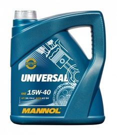 Машинное масло Mannol 15W - 40, минеральное, для легкового автомобиля, 5 л