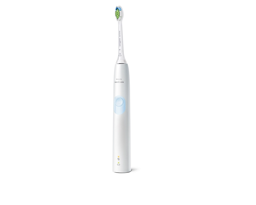 Электрическая зубная щетка Philips Sonicare ProtectiveClean 4300 HX6807/35, белый/зеленый