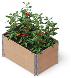 Paceļama dobe Upyard GardenBox Set of 3 Classic Wood, 120 cm x 80 cm x 59.5 cm