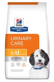 Sausā suņu barība Hill's Prescription Diet Urinary Care c/d Multicare with Chicken, vistas gaļa, 1.5 kg