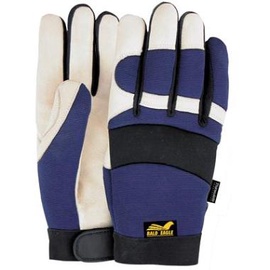 Перчатки перчатки M-Safe 47-165, кожа, синий/белый/черный, 12, 2 шт.