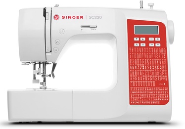 Швейная машина Singer SC220RD, электомеханическая швейная машина