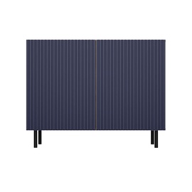 Комод Kama Kama2 Slim, синий/черный, 40 x 100 см x 78 см