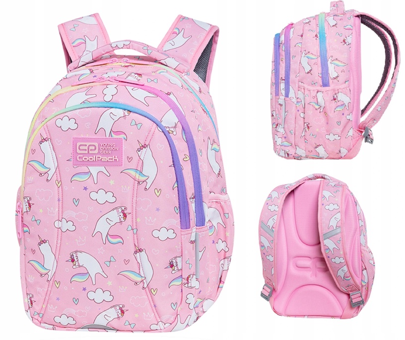 Детский рюкзак CoolPack Unicorn, розовый, 15 см x 28 см x 39 см