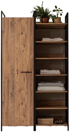 Skapis Kalune Design Dynamic Takım 1, priežu, 128 cm x 52 cm x 225 cm