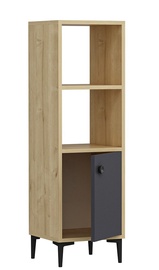 Отдельностоящий шкаф для ванной комнаты Kalune Design Alone, коричневый/серый, 35 см x 38.6 см x 115 см