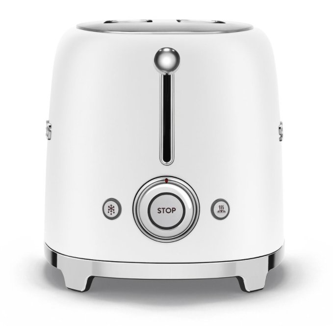 Тостер Smeg 50's Style TSF01WHMEU, белый