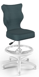 Bērnu krēsls Petit White MT06 Size 3 HC+F, zila/balta, 550 mm x 765 - 895 mm