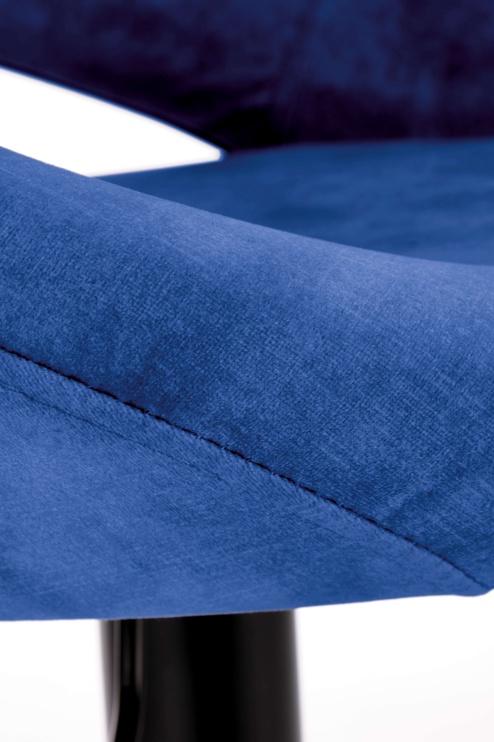 Bāra krēsls H102, matēts, melna/tumši zila