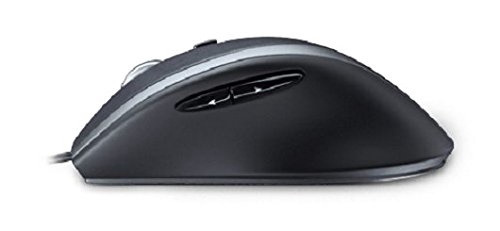 Kompiuterio pelė Logitech M500, juoda/pilka