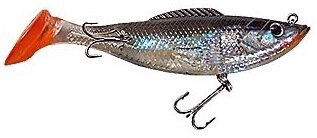 Воблер Jaxon Magic Fish TX-P E 1211904, 8 см, 16 г, серебристый/красный