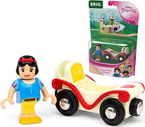 Transporta rotaļlietu komplekts Brio Disney Princess Snow White & Wagon 63331300, daudzkrāsaina