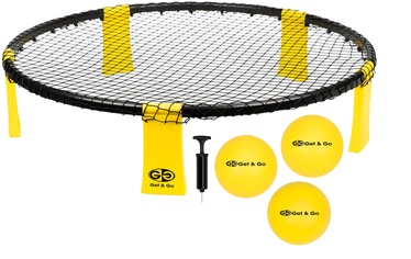 Lauko žaidimas Get & Go Smash Ball Set, 90 cm x 90 cm, juoda/geltona