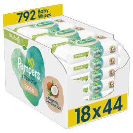 Drėgnos servetėlės Pampers Harmonie Coconut, 792 vnt.