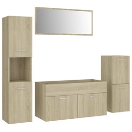 Комплект мебели для ванной VLX, дубовый, 38.5 x 90 см x 46 см
