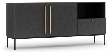 Kumode ELTAP Lanzzi, melna, 40 x 180 x 80 cm