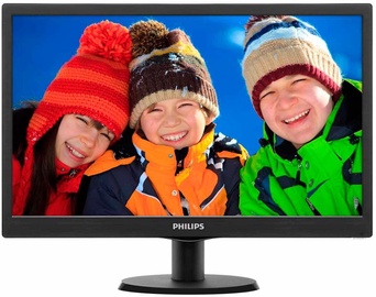 Monitors Philips 193V5LSB2, melna, 18.5" (bojāts iepakojums)