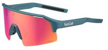 Saulesbrilles sporta Bolle C-SHIFTER Creator Teal Metallic, melna/rozā