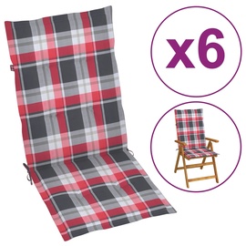 Istmepadi VLX, punane, 120 cm x 50 cm, 6 tk