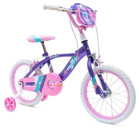 Vaikiškas dviratis, miesto Huffy Glimmer, violetinis, 16"