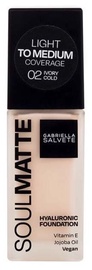 Tonālais krēms Gabriella Salvete Soulmatte 02 Cold Ivory, 30 ml