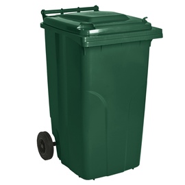 Уличный мусорный бак 2406296, зеленый, 240 л