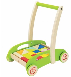 Stumjamās rotaļlietas Hape Block & Roll E0371, 41 cm, daudzkrāsaina