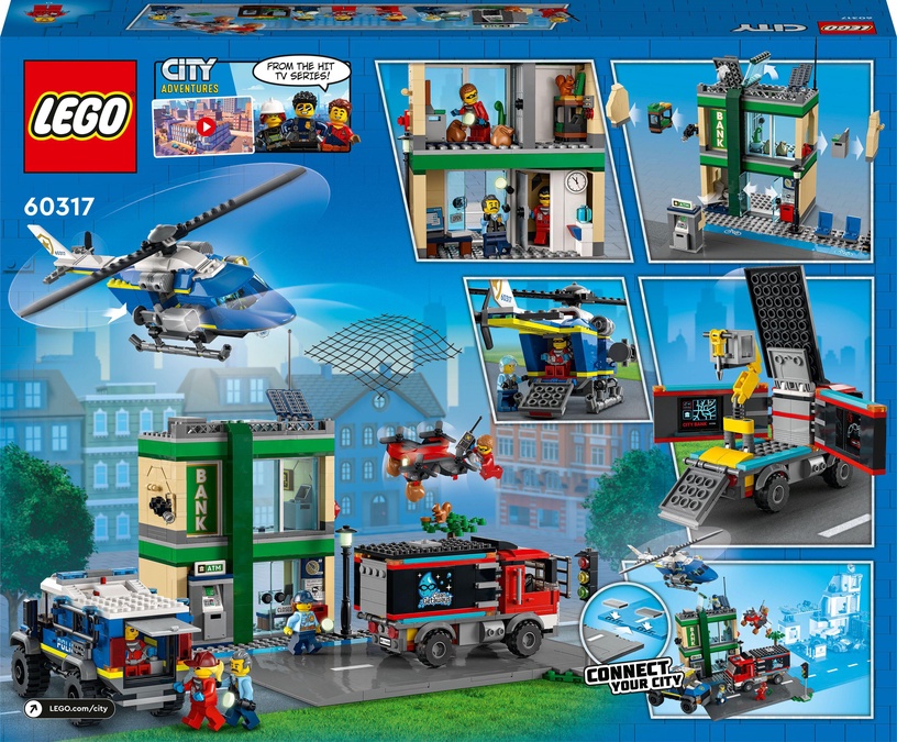 Konstruktors LEGO® City Police Policijas pakaļdzīšanās bankā 60317