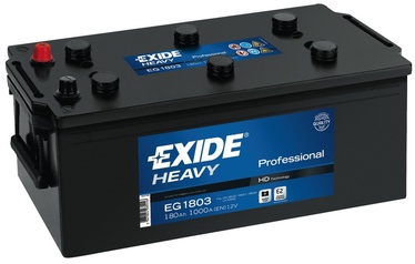 Akumulators Exide Truck EG1803, 12 V, 180 Ah, 1000 A