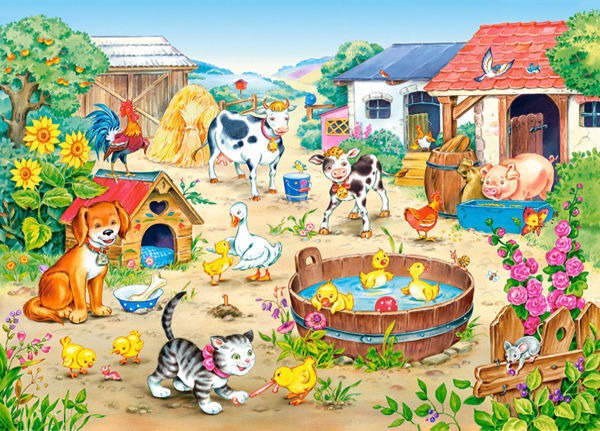 Puzle Castorland Farm 06663, 23 cm x 32 cm, 60