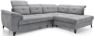 Stūra dīvāns Inferne Relax 04, pelēka, labais, 297 x 210 cm x 107 cm