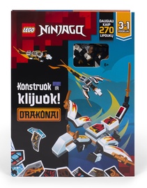 Aksesuārs LEGO Ninjago Activity Book Build and Stick: Dragons BSP6701LT