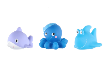 Игрушечное животное I-Play Sea Animals, синий/фиолетовый, 3 шт.