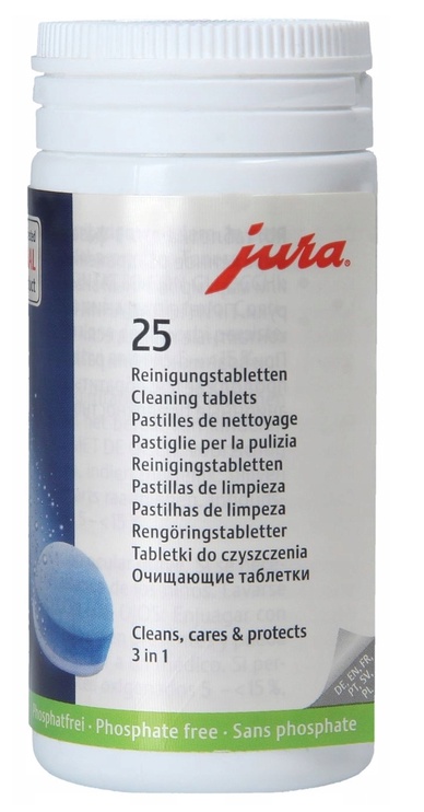 Kafijas automātu tīrīšanas tabletes JURA Cleaning Tablets, 25 gab.