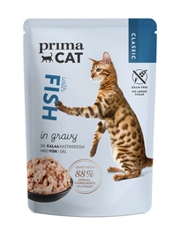 Влажный корм для кошек Primacat, рыба, 0.085 кг