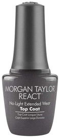 Топовое покрытие для ногтей Morgan Taylor React No-Light Extended Wear Top Coat, 15 мл