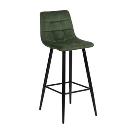 Baro kėdė Home4you Chilli 10566, matinė, žalia, 50.5 cm x 43 cm x 104 cm