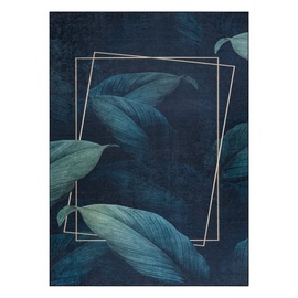 Ковер комнатные Hakano Arlen Leaves, золотой/зеленый/темно-синий, 170 см x 120 см