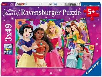 Puzles komplekts Ravensburger Disney Princesses, 21 cm x 21 cm