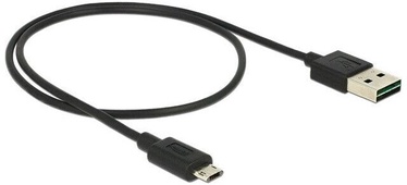 Kabelis Delock micro USB to USB, melna, 1 m