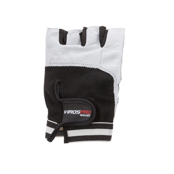 Перчатки VirosPro Sports SG-1164A, белый/черный, L