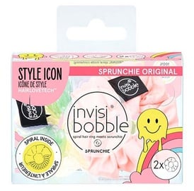 Резинка для волос Invisibobble Sprunchie Style Icon 878-27320, многоцветный, 2 шт.