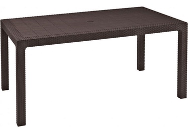Садовый стол Keter Melody 160 cm x 94 cm x 74 cm, коричневый (поврежденная упаковка)