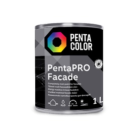 Krāsa Pentacolor PentaPro Facade, balta, 1 l