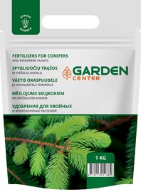 Удобрения для вечнозеленых растений, для хвойных растений Garden Center, сыпучие, 1 кг