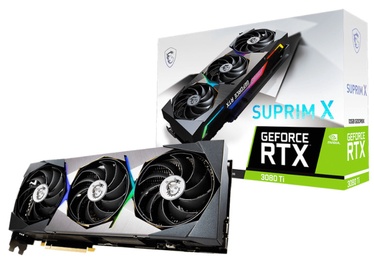 Видеокарта MSI GeForce RTX 3080 Suprim X 12G LHR, 12 ГБ, GDDR6X